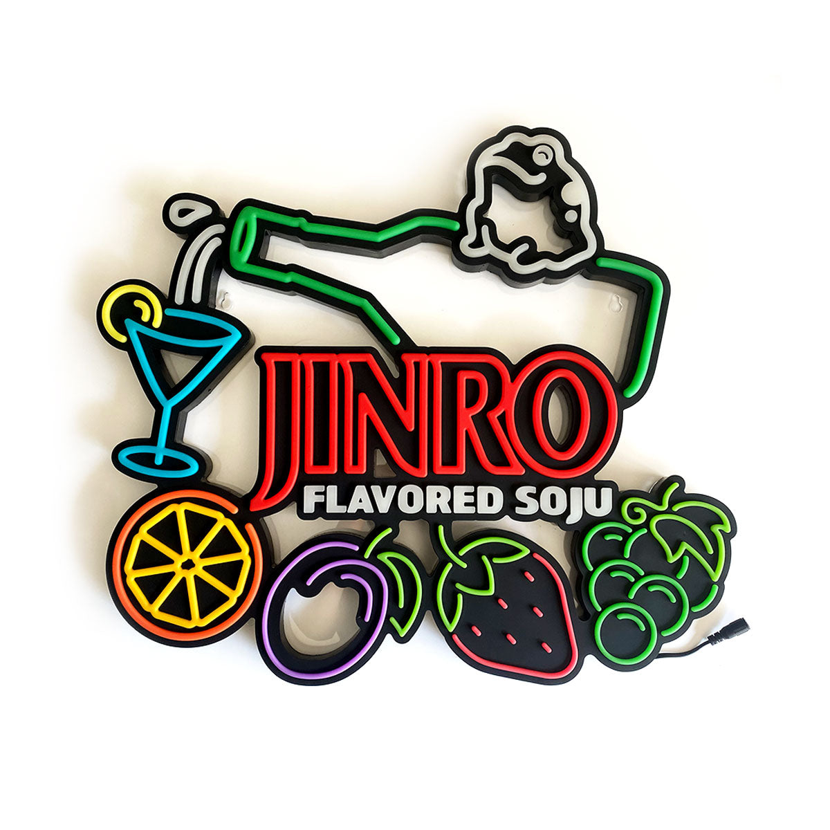 Jinro Flavored Soju Neon Sign